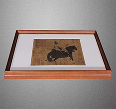 崇左书画装裱配框服务案例